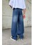 Çizgili Super Baggy Jean 2