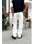 Müslin Kumaş Ekru Baggy Pantalon 3