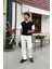 Müslin Kumaş Ekru Baggy Pantalon 4
