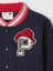 Erkek Bebek Lacivert Gap Logo Paddington Grafikli Varsity Ceket 2