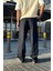 Relax Fit Basic Lacivert Kumaş Pantolon 3
