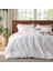 Pamuklu Çift Kişilik Fermuarlı Beyaz Yorgan Kılıfı Nevresim&astar Sık Dokuma Kumaş 200X220 cm 1