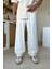 Ekru Basic Kumaş Baggy Pantolon 1