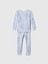 Bebek Mavi %100 Organik Pamuk Disney Desenli Pijama Takımı 3