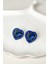 Swarovski Taşlı Mineli Kalp Küpe 3