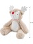 Karişik Nakışlı Dolgulu Pelüş Geyik Kırlent 31 cm (W3) 4