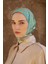 Sarı Ed Scarf Glaze Braid Desen Eşarp 1