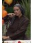 Kahve Ed Scarf Lace Modal Eşarp 2