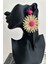Bohem Tarzı Sallantılı Çiçek Küpe (6cm) 1