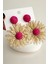 Bohem Tarzı Sallantılı Çiçek Küpe (6cm) 2