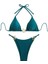 Vısıon Yeşil Özel Kumaş Luxury Desıgn Bikini Seti 2