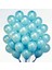 20 Adet 12 Inç 30 cm Metalik Açık Mavi Balon Doğum Günü Süsleme 1