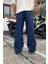 Basic Lacivert Baggy Jean 2