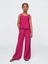 Kız Çocuk Pembe Gauze Wide-Leg Pantolon 1