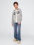 Erkek Çocuk Gri Gap Logo Relaxed Fermuarlı Sweatshirt 3