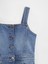 Kız Çocuk Lacivert Denim Salopet 3