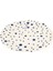 Porselen Salina Servis Tabağı - Mavi - 25 cm 2
