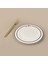 Kitchen Elegant Curves Porselen Pasta Tabağı - Siyah / Beyaz - 20 cm 2