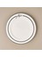 Kitchen Elegant Curves Porselen Pasta Tabağı - Siyah / Beyaz - 20 cm 3