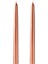 2 Li Şamdan Mumu - Bronz - 25 cm 2