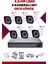 6 Kameralı Set - 5mp Sony Lensli Full Hd Gece Görüşlü Güvenlik Kamerası Sistemi - Rooffzjnh2 1