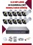 10 Kameralı Set - 5mp Sony Lensli Full Hd Gece Görüşlü Güvenlik Kamerası Sistemi - ZKNMP49SQF 1