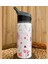 Kişiye Özel Isimli Kız Çocuk Çiçekli Unicorn Temalı Pipetli Suluk Matara 650 ml 5