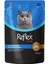 Reflex Plus Jöle Içinde Ton Balıklı ve Alabalıklı Pouch Yetişkin Konserve Kedi Maması 85 gr 1