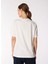Kırık Beyaz Kadın Basic Baskılı T-Shirt F4WL-TST0350 5