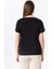 Siyah Kadın Relaxed Payetli T-Shirt FC5SL-TST0118 5