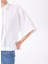 Beyaz Kadın Loose Fit %100 Keten Gömlek F5SL-GML0063 4