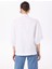Beyaz Kadın Loose Fit %100 Keten Gömlek F5SL-GML0063 5