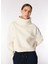Dik Yaka Ekru Kadın Sweatshirt Veja 2