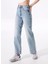 Indigo Kadın Regular Fit Yıkamalı Denim Pantolon J5SL-PNT7095 3
