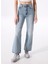 Indigo Kadın Regular Fit Yıkamalı Denim Pantolon J5SL-PNT7095 4