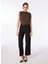 Haki Kadın Degaje Yaka Basic Bluz F4SL-BLZ0493 3