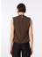 Haki Kadın Degaje Yaka Basic Bluz F4SL-BLZ0493 5
