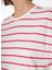 Pembe - Beyaz Kadın Bisiklet Yaka Basic T-Shirt K-Melıssa 4