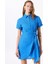 Saks Kadın %100 Keten Elbise F4SL-ELB0052 3