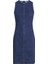Koyu Mavi Kadın Düz Denim Elbise J20J2245281BJ 1