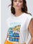 Beyaz Kadın Regular Fit T-Shirt 1094700 3