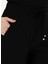 Siyah Kadın Loose Fit Pantolon Rısta-P 5