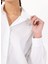 Beyaz Kadın Gömlek Oversize Çizgili Gömlek M4WL-GML-1185 3