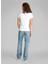 Beyaz Kadın Normal T-Shirt J20J225540YAA 4