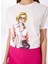 Kırık Beyaz Kadın Relaxed Düz T-Shirt F5SL-TST0286 4