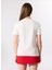 Kırık Beyaz Kadın Relaxed Payetli T-Shirt F5SL-TST0385 5