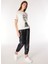 Kırık Beyaz Kadın Basic Baskılı T-Shirt F4WL-TST0370 3