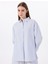 Mavi Kadın Loose Fit Çizgili Gömlek M5SL-GML1695 4