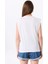 Kırık Beyaz Kadın Relaxed Baskılı T-Shirt F5SL-TST0372 5