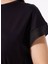 Siyah Kadın Bisiklet Yaka Loose Fit T-Shirt F5SL-TST0087 4